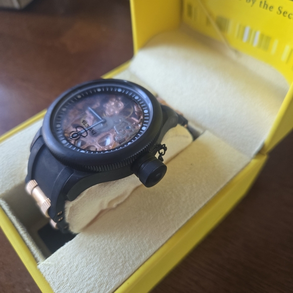 Invicta Reserve Bolt Zeus Skeleton Dial Rose Gold-Tone/Black Watch - Picture 4 of 4